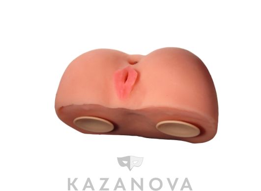Мастурбатор вагина и анус LoveToy на присосках с вибропулей 942