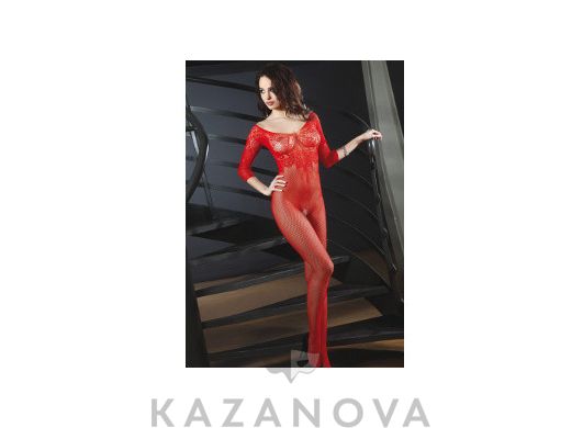 Комбинезон LivCoCorsetti Josslyn из мелкой сеточки с кружевным узором