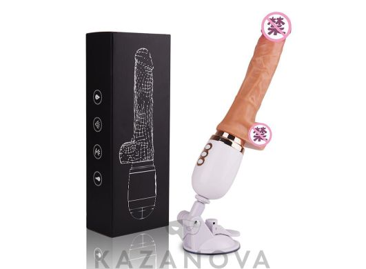 Вибратор Gun Machine Telescopic с вращением многопрограммный