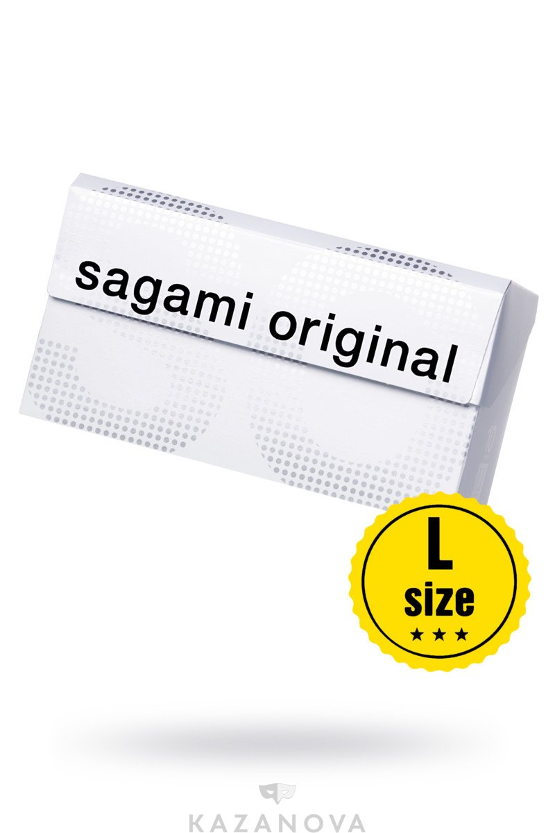 Презервативы полиуретановые сверхтонкие SAGAMI Original L size 0,02 10 шт.,  бренд: Sagami - купить в Краснодаре | Секс-шоп Казанова